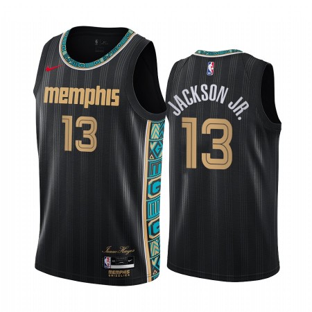 Herren NBA Memphis Grizzlies Trikot Jaren Jackson Jr. 13 2020-21 City Edition Swingman